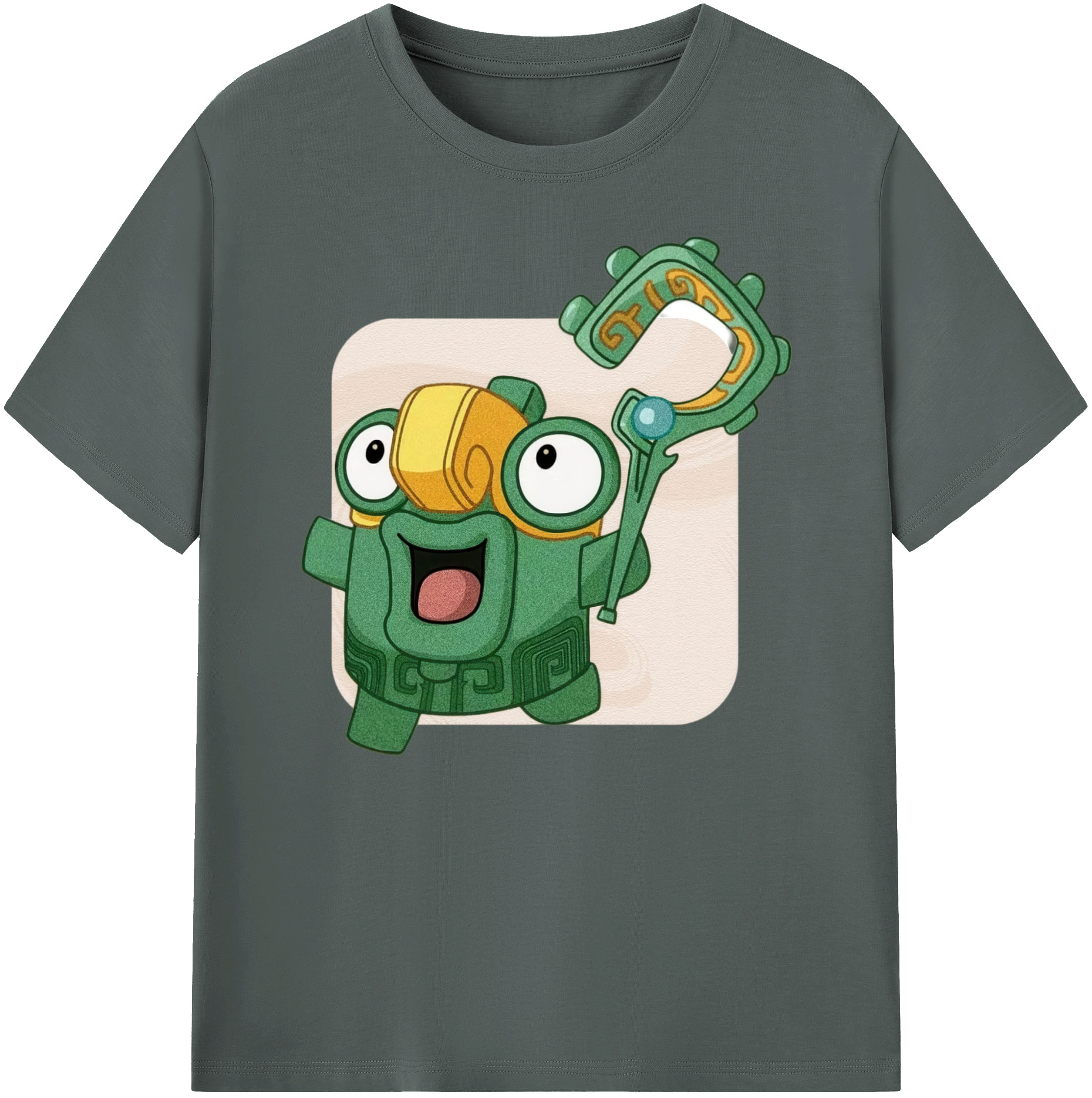 （画像用） Ne Zha 2 ナタ 魔童の大暴れ 綿100％ メンズ半袖Tシャツ｜肌触りやわらか＆通気性